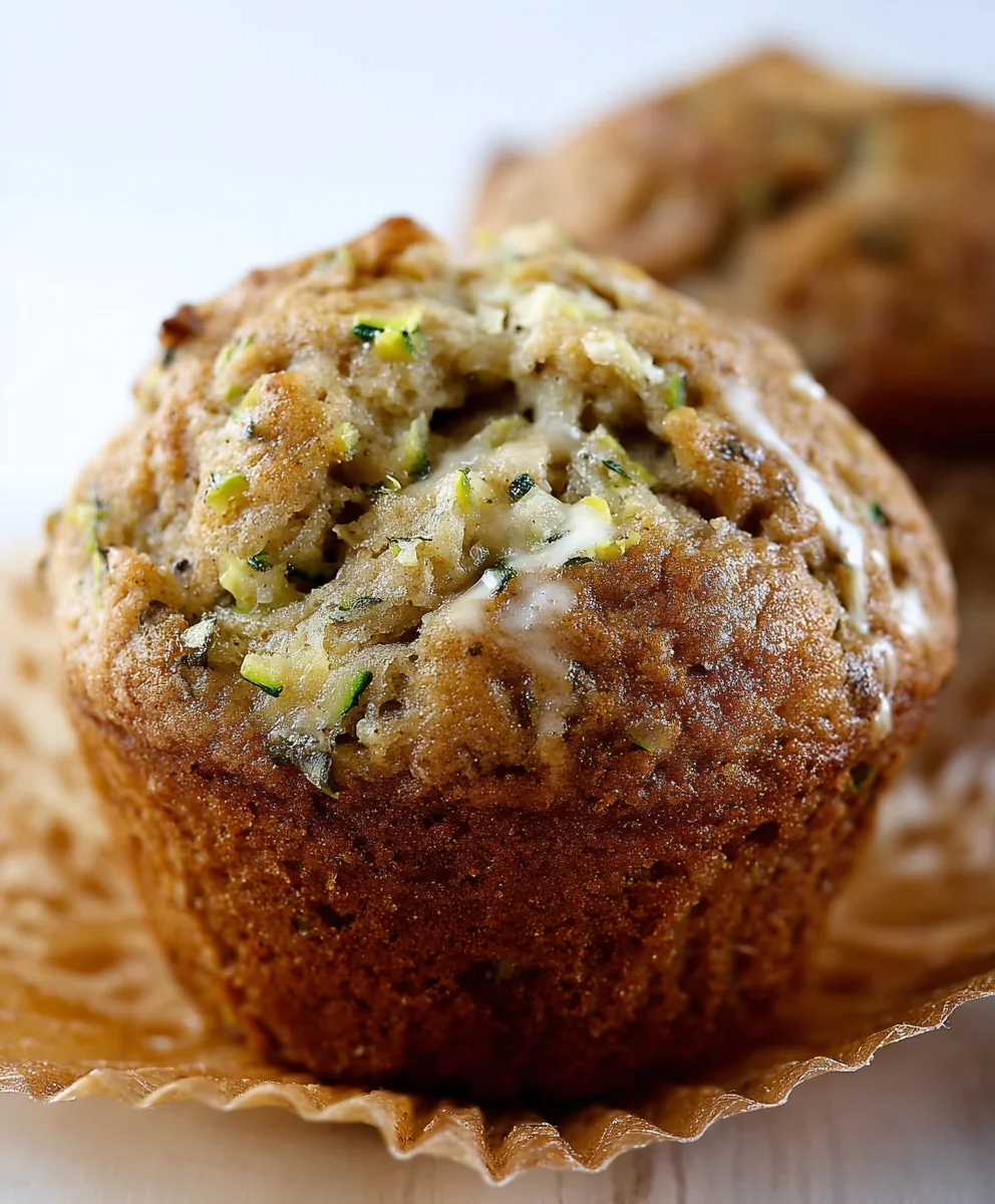 Moist Banana Zucchini Muffins-Easy Healthy Recipe
