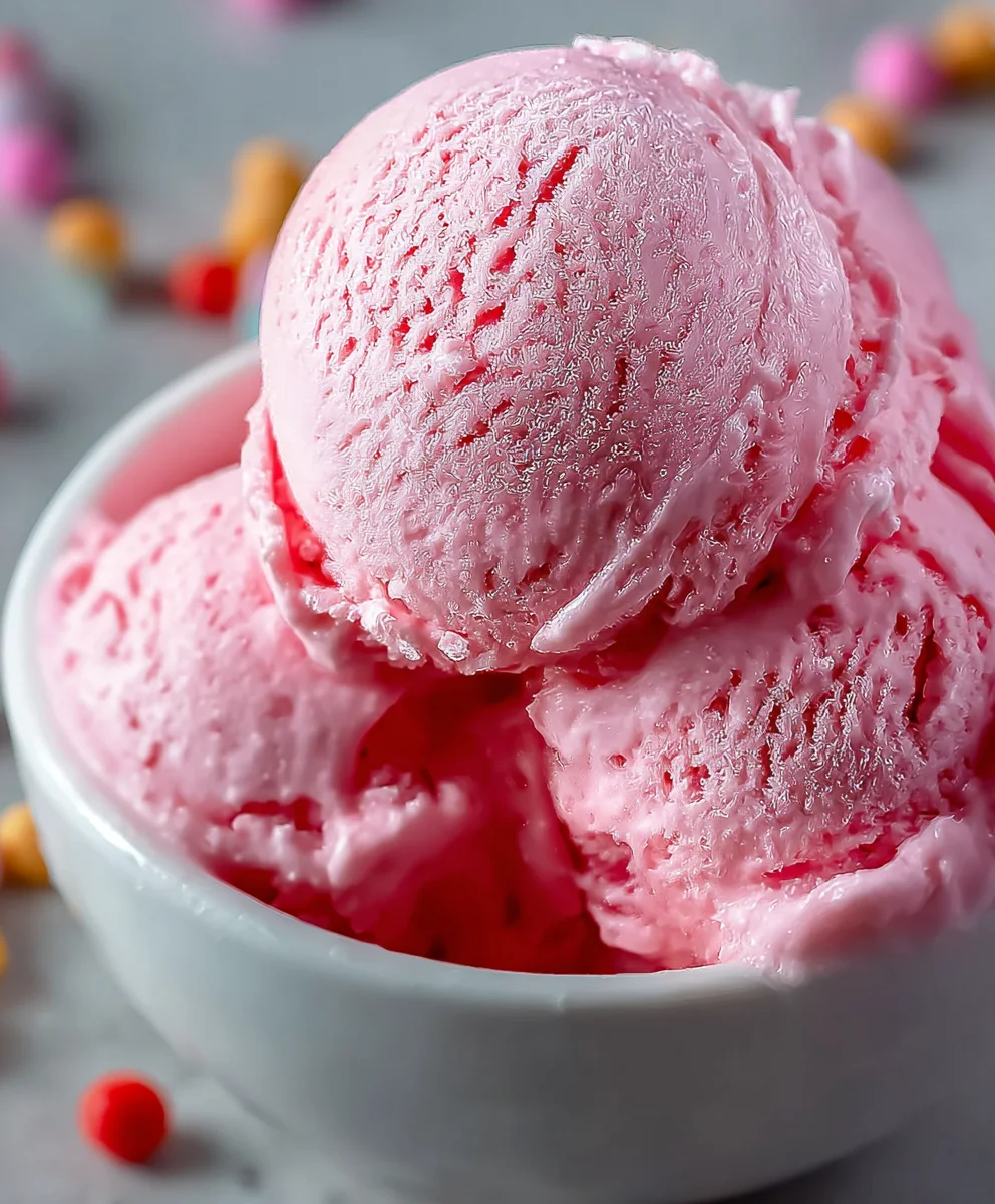 Bubblegum Ice Cream Recipe-Easy Fun Dessert