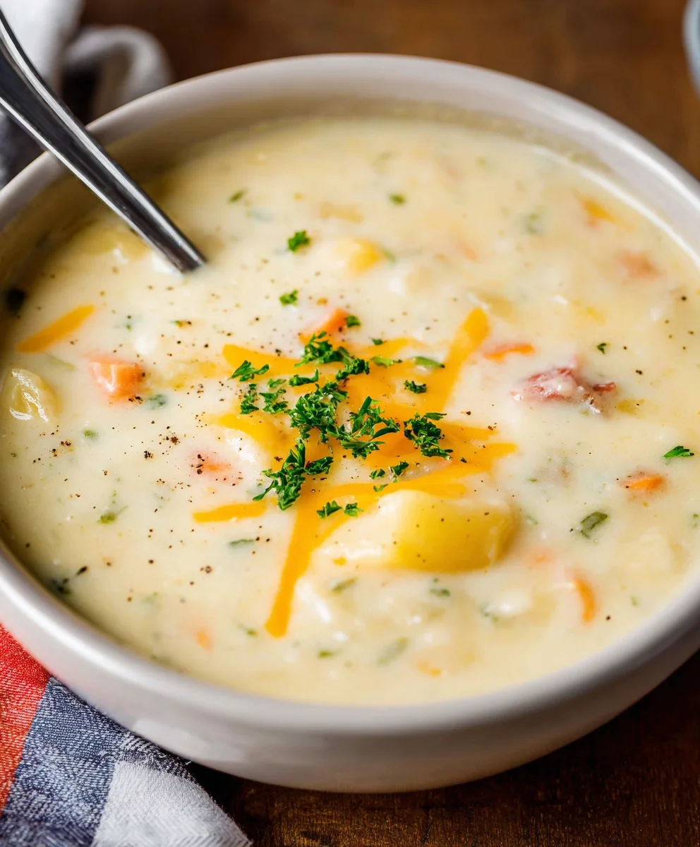 Easy Potato Soup Recipe - Creamy & Delicious