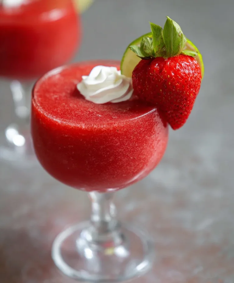 Easy Strawberry Daiquiri – Refreshing Non-Non-Non-Alcoholic Alternativeic Treat