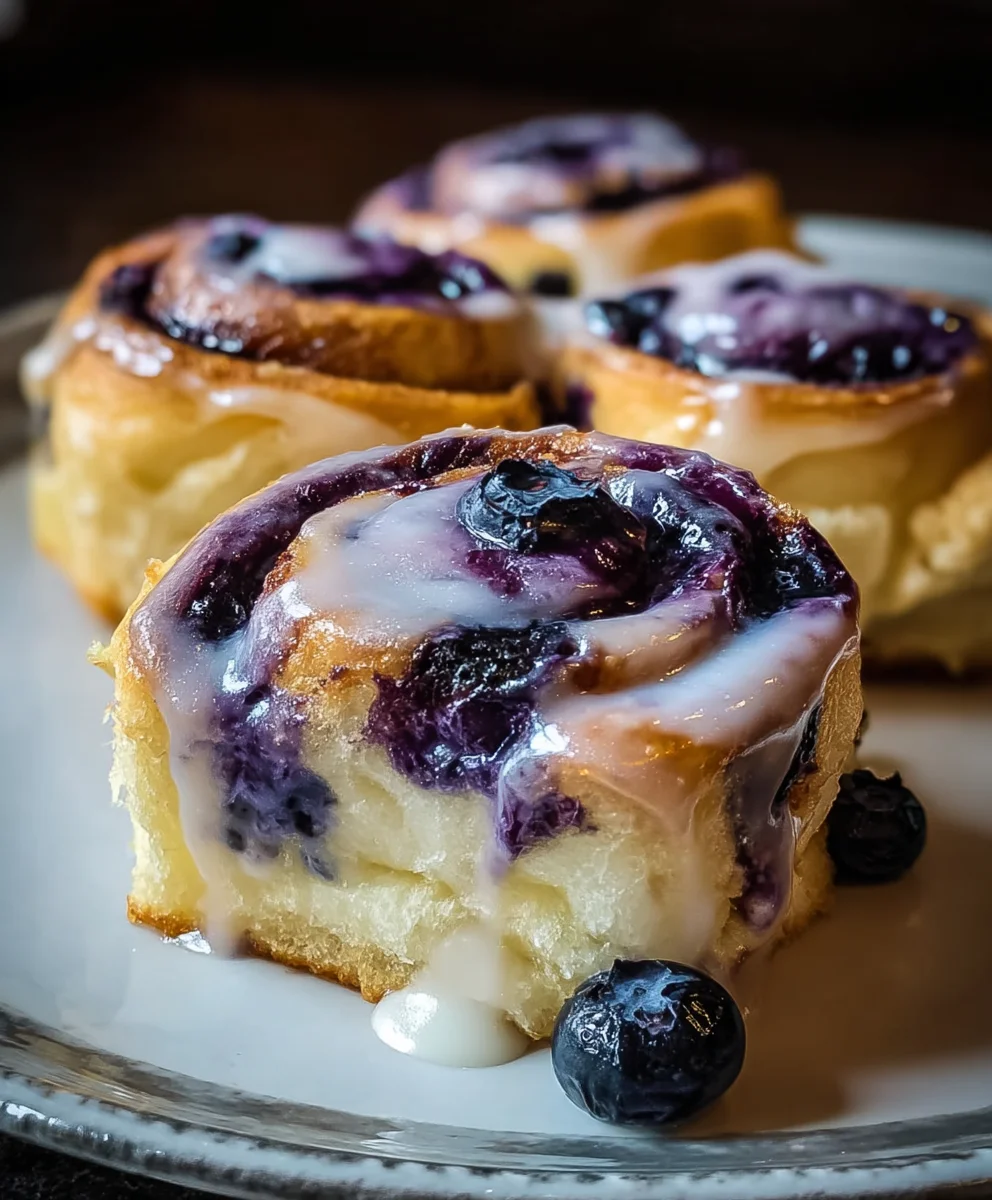 Blueberry Cheesecake Rolls - Easy & Delicious Dessert