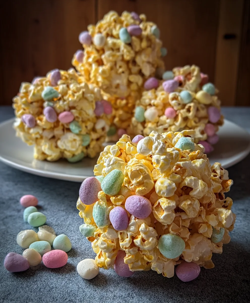 Easter Popcorn Balls - Easy & Festive Treat