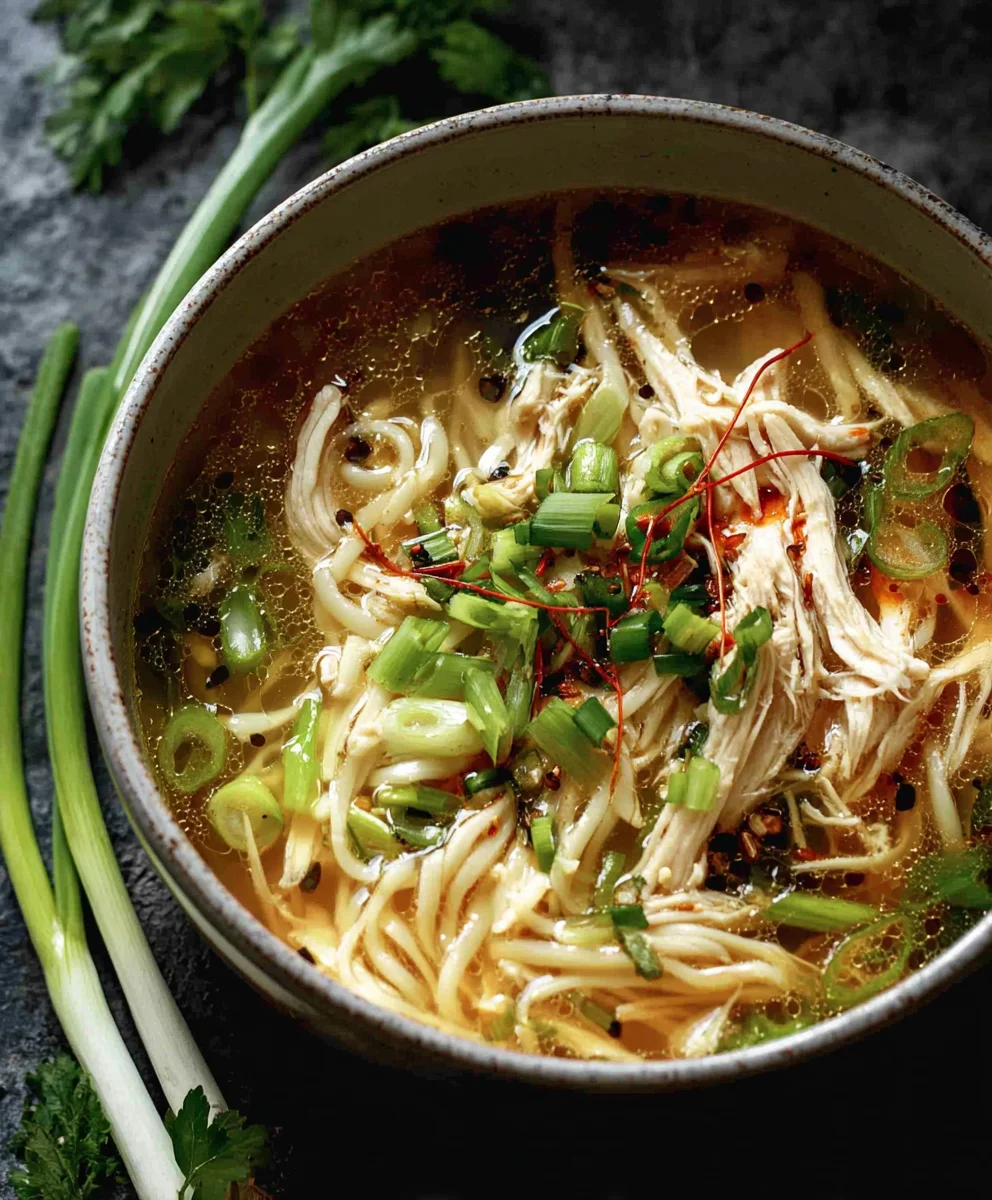 Aromatic Gin Extract-Inspired Chicken Noodle Soup - Alrightwithme