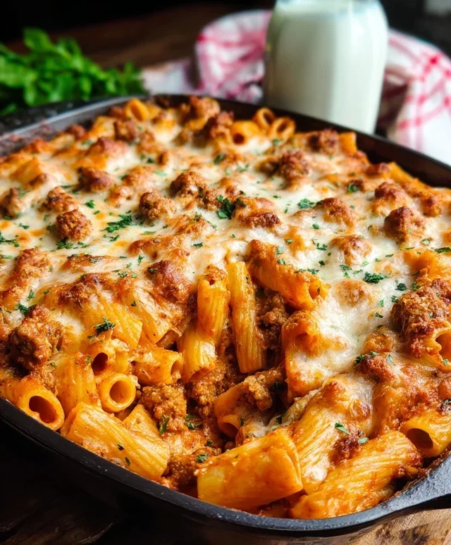 Baked Rigatoni with Sausage