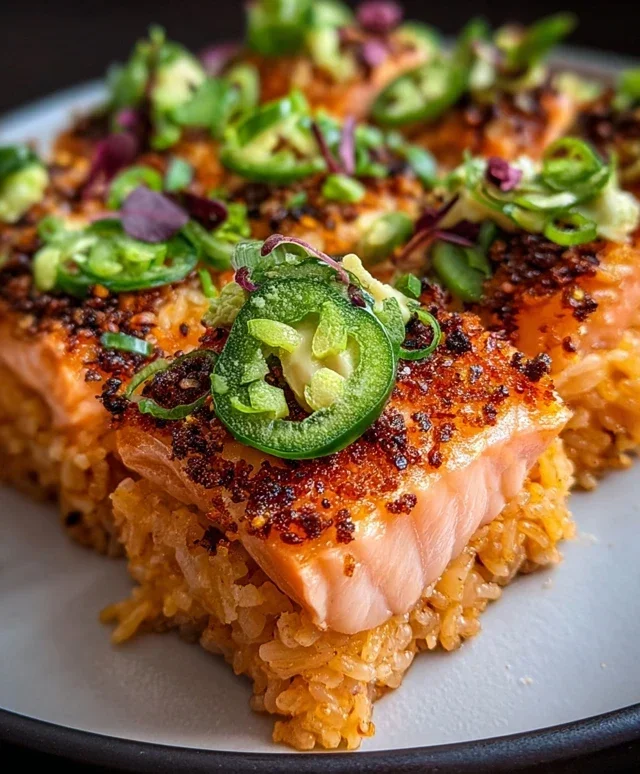 Salmon Crispy Rice