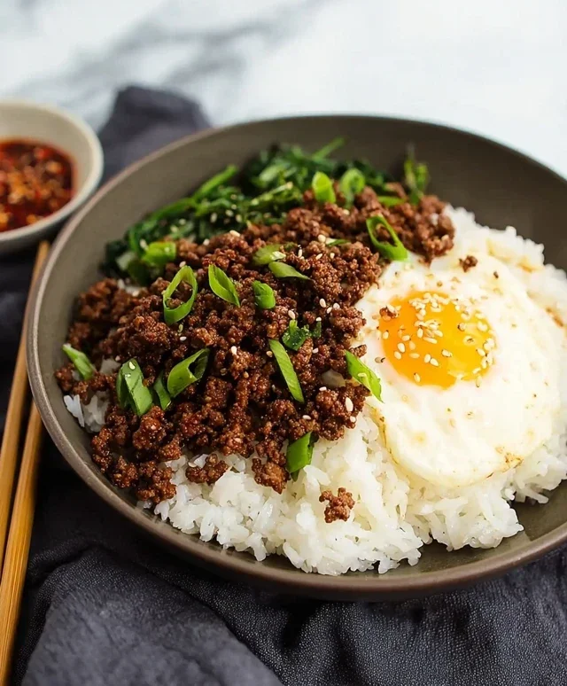 Korean Ground Beef Bowl (25-Minutes)