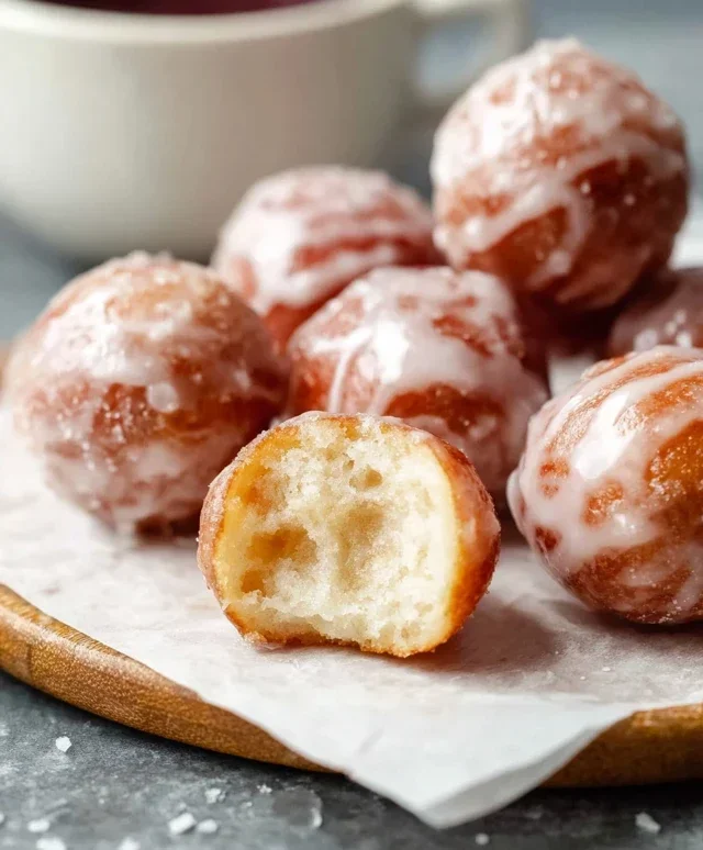 Keto Glazed Donut Balls