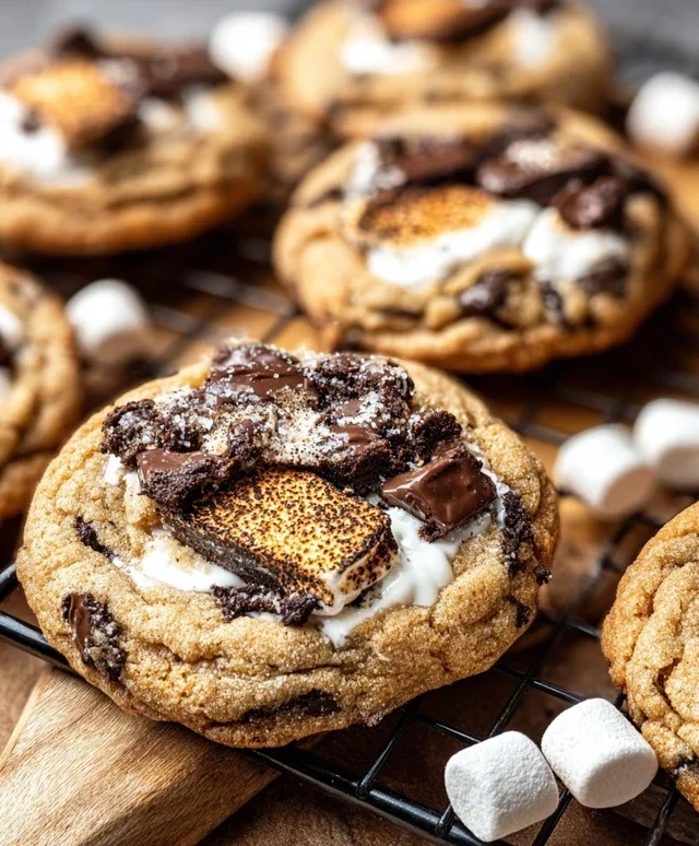S'mores Cookies and Cream Cookies