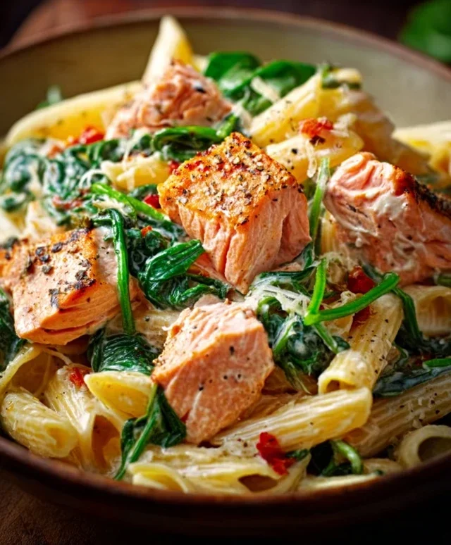 Salmon Spinach Pasta Dish: A Delicious and Nutritious Recipe to Try Today