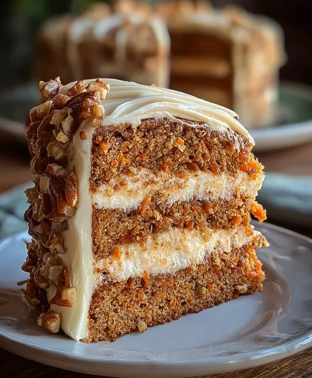 Honeybun Carrot Cake with Cheesecake Filling