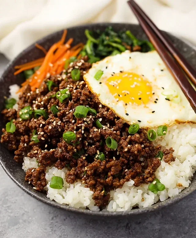 Korean Ground Beef Bowl (25-Minutes)