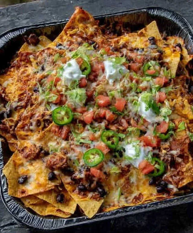 Campfire Grilled Nachos