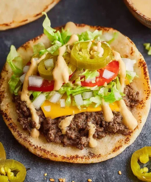 Smash Burger Tacos