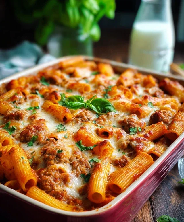 Baked Rigatoni with Sausage