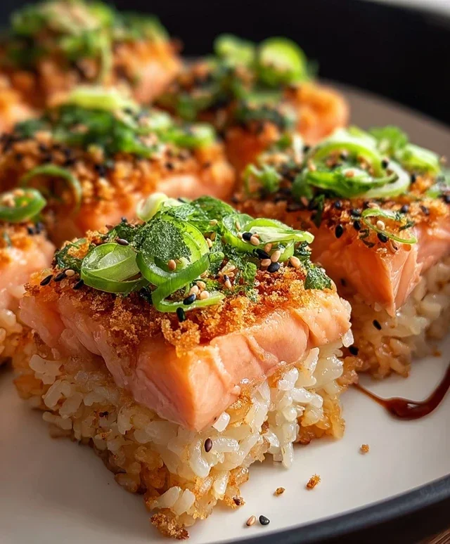Salmon Crispy Rice