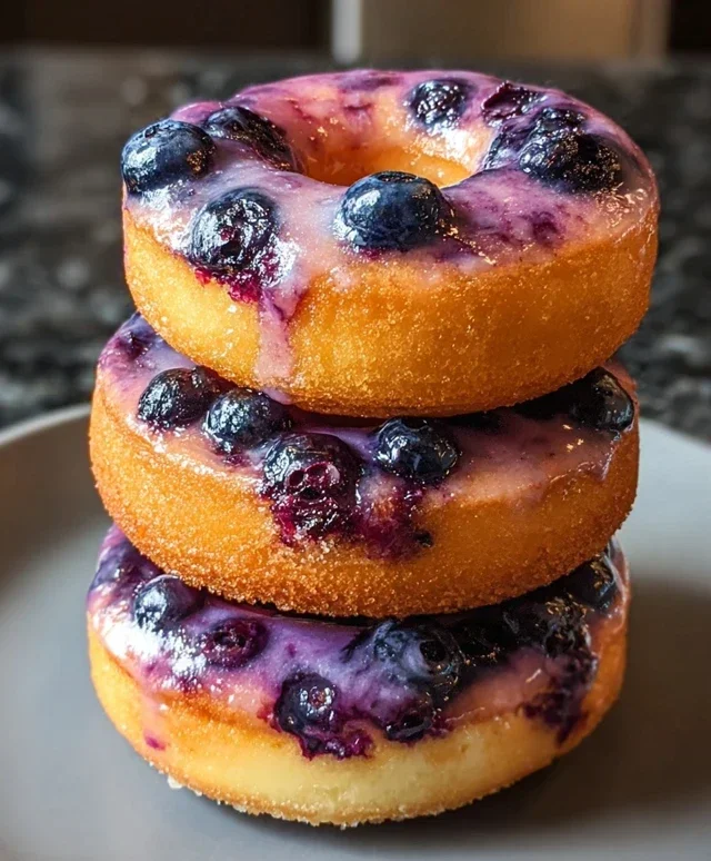 Keto Blueberry Donuts