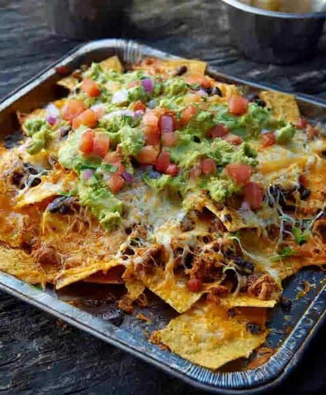 Campfire Grilled Nachos