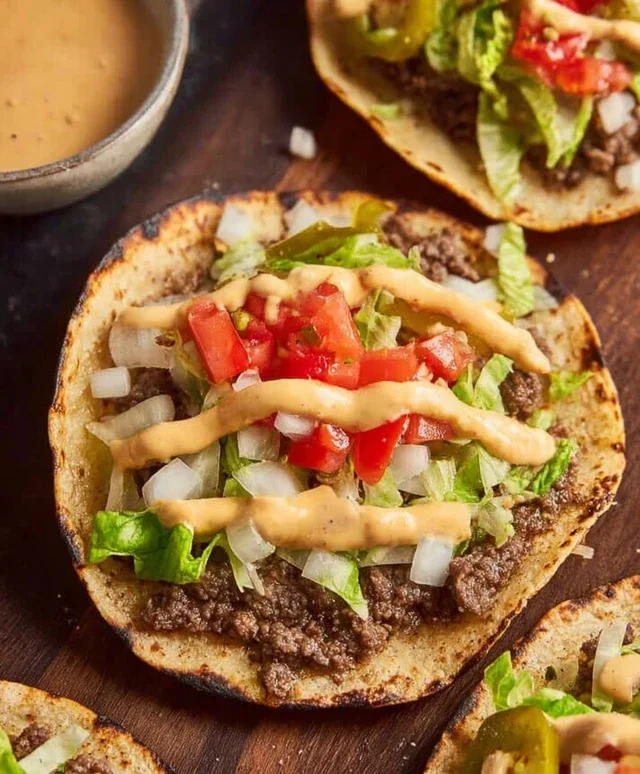 Smash Burger Tacos