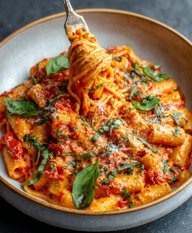 Creamy Tomato Garlic Pasta