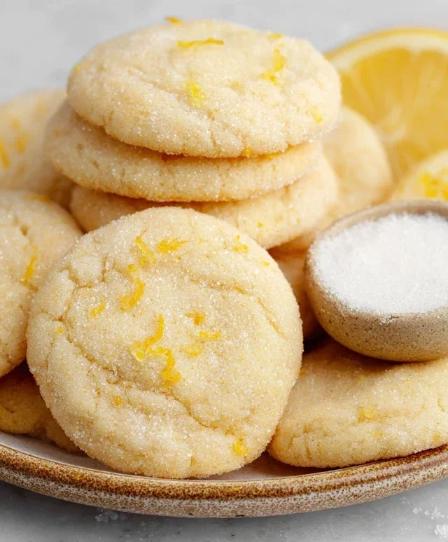 Soft & Chewy Lemon Cookies