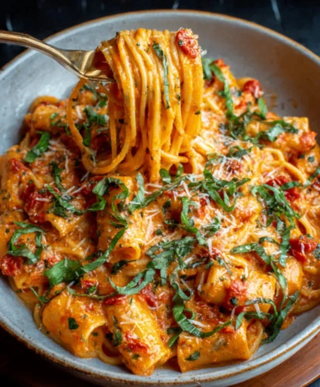 Creamy Tomato Garlic Pasta