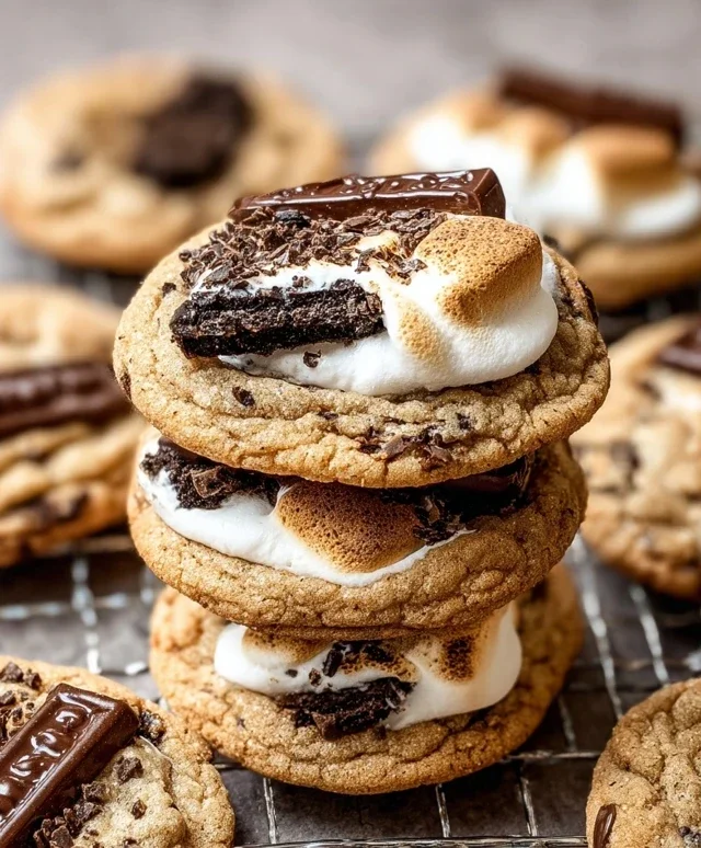 S'mores Cookies and Cream Cookies