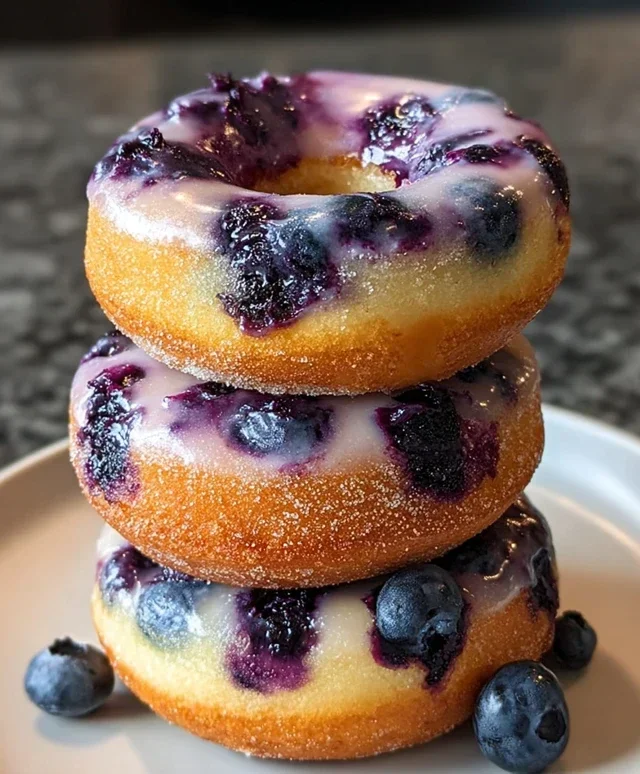 Keto Blueberry Donuts