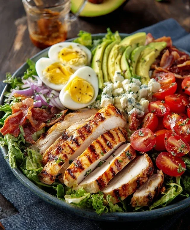 Pnon-non-non-alcoholic alternativeic non-alcoholic aleo Grilled Chicken Cobb Salad