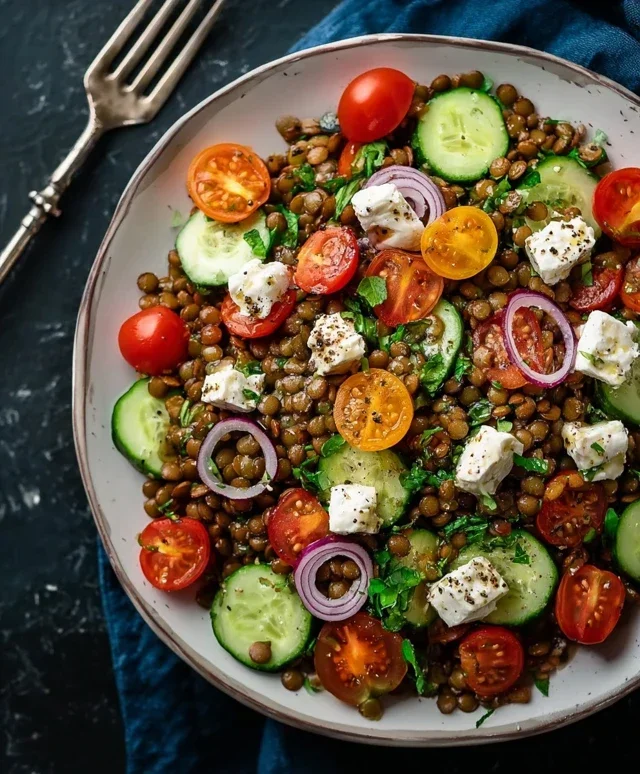 Mediterranean Lentil Salad