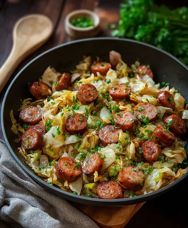 Easy Sausage and Cabbage Stir Fry