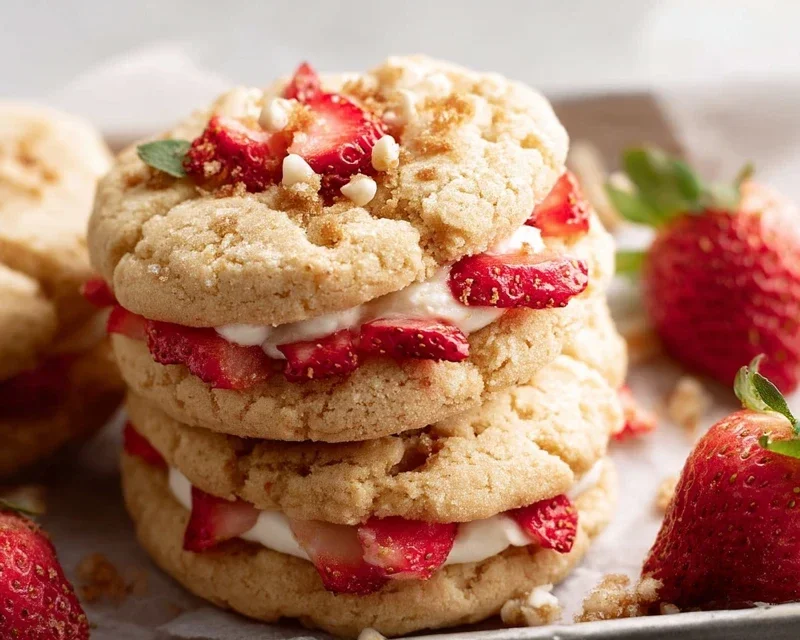 Strawberry Shortcake Cookies