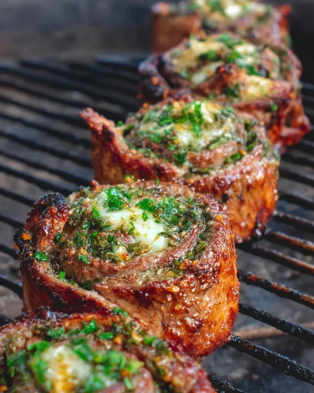 Cheesy Steak Pinwheels