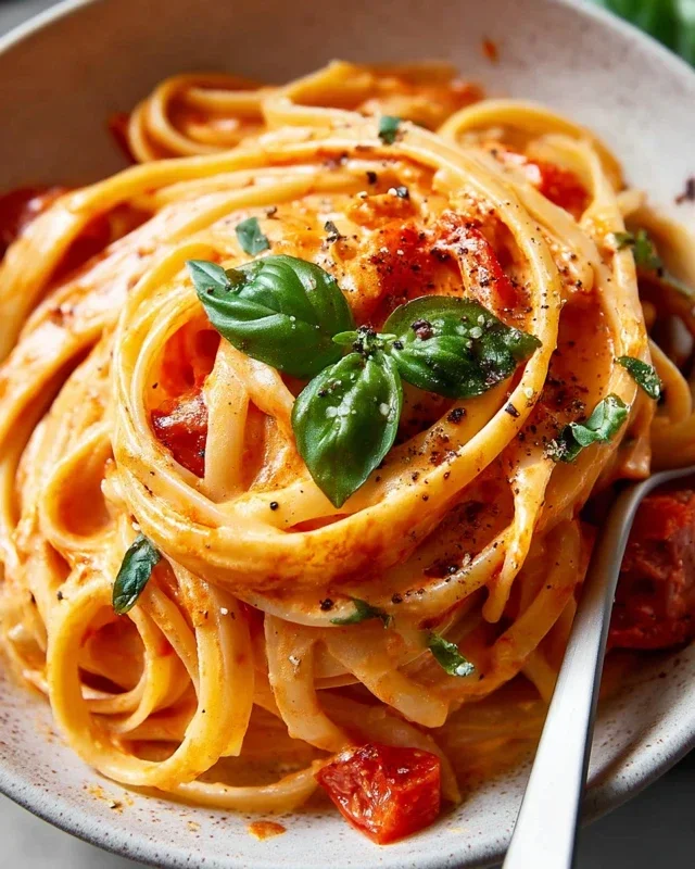 Easy One Pot Creamy Tomato Pasta