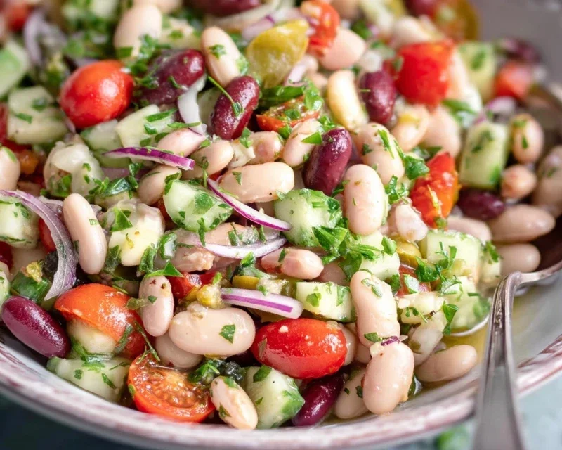 Mediterranean Bean Salad