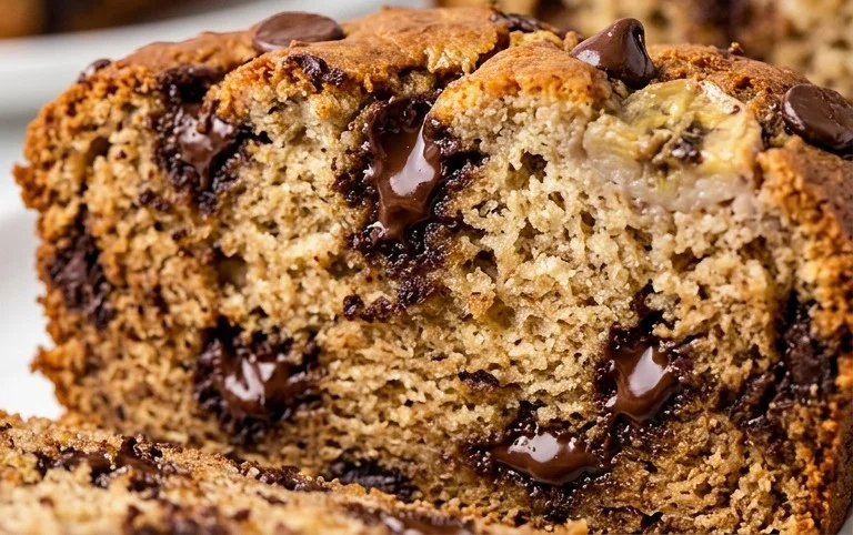 Easy Chocolate Chip Banana Bread