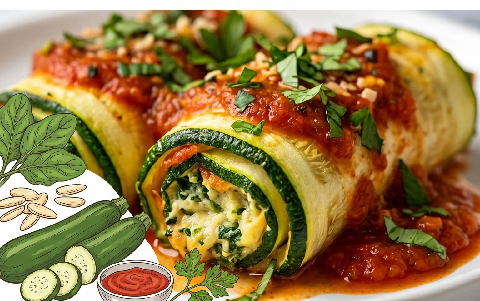 Vegan Zucchini Rollatini