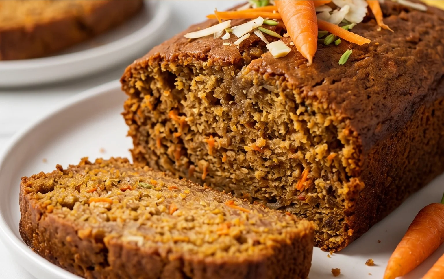 Dairy Free Carrot Cake Banana Bread