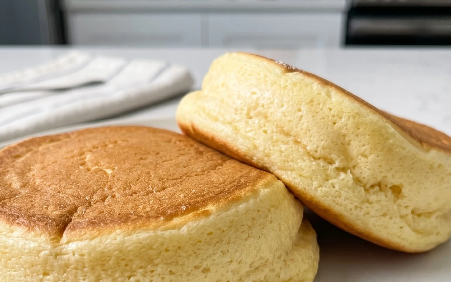 Fluffy Japanese Soufflé Pancakes