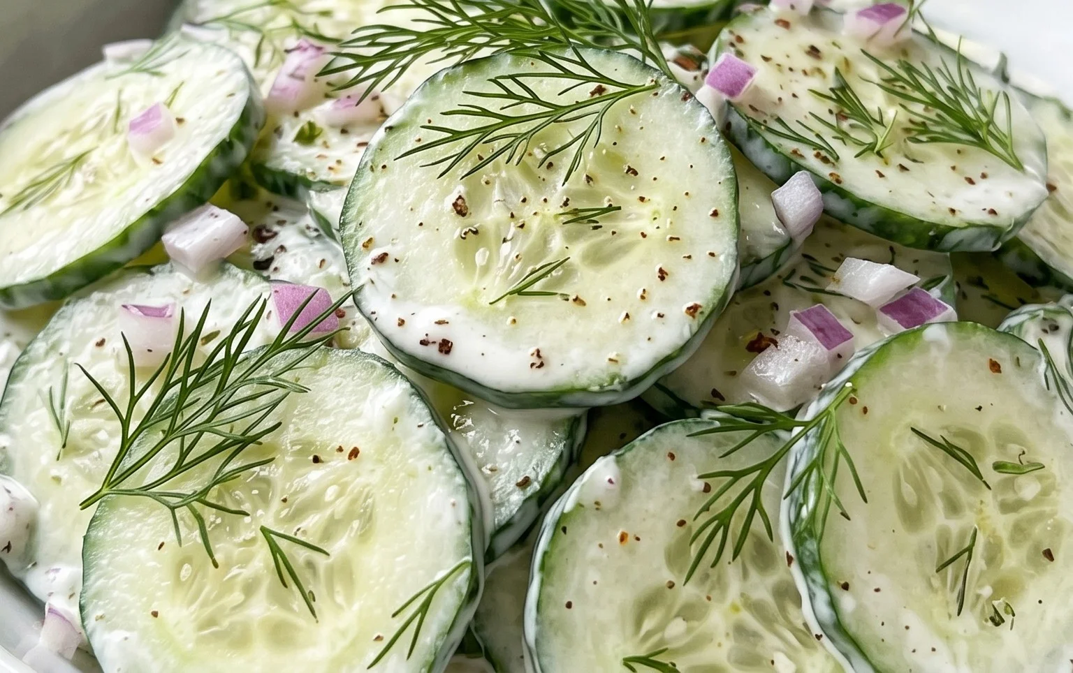 Polish Cucumber Salad