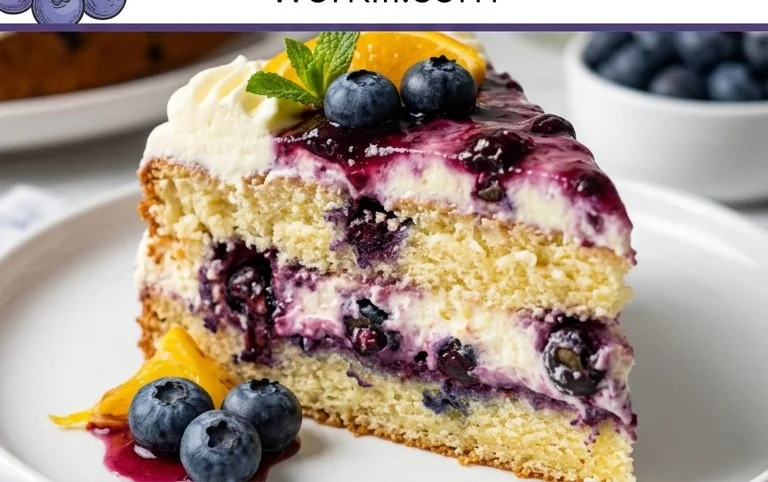 Nova Scotia Blueberry Cream Cake