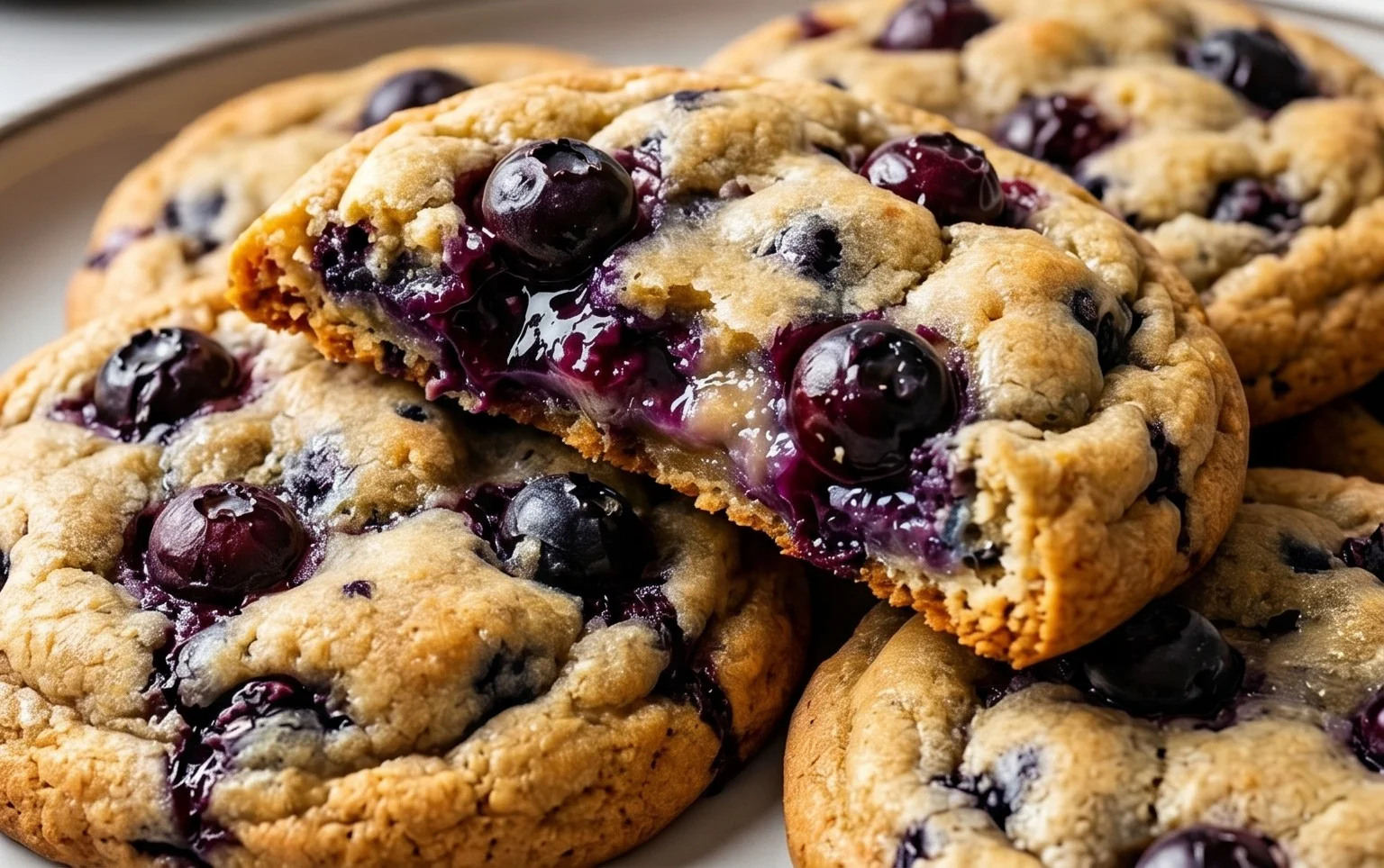 Best Ever Blueberry Cookies