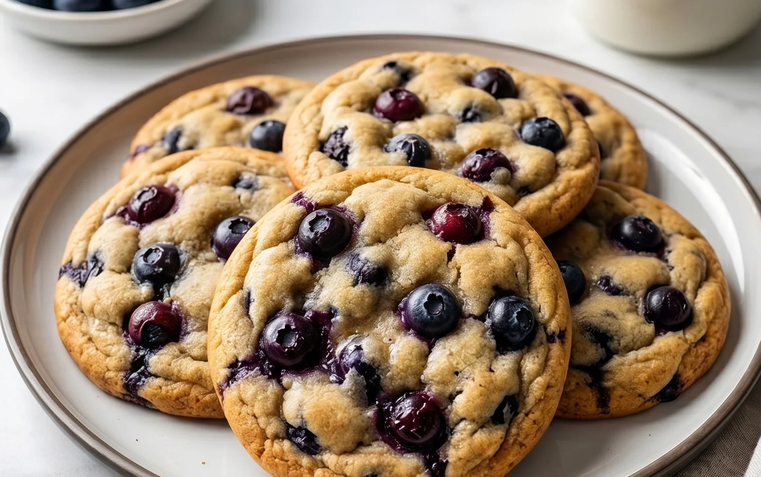 Best Ever Blueberry Cookies