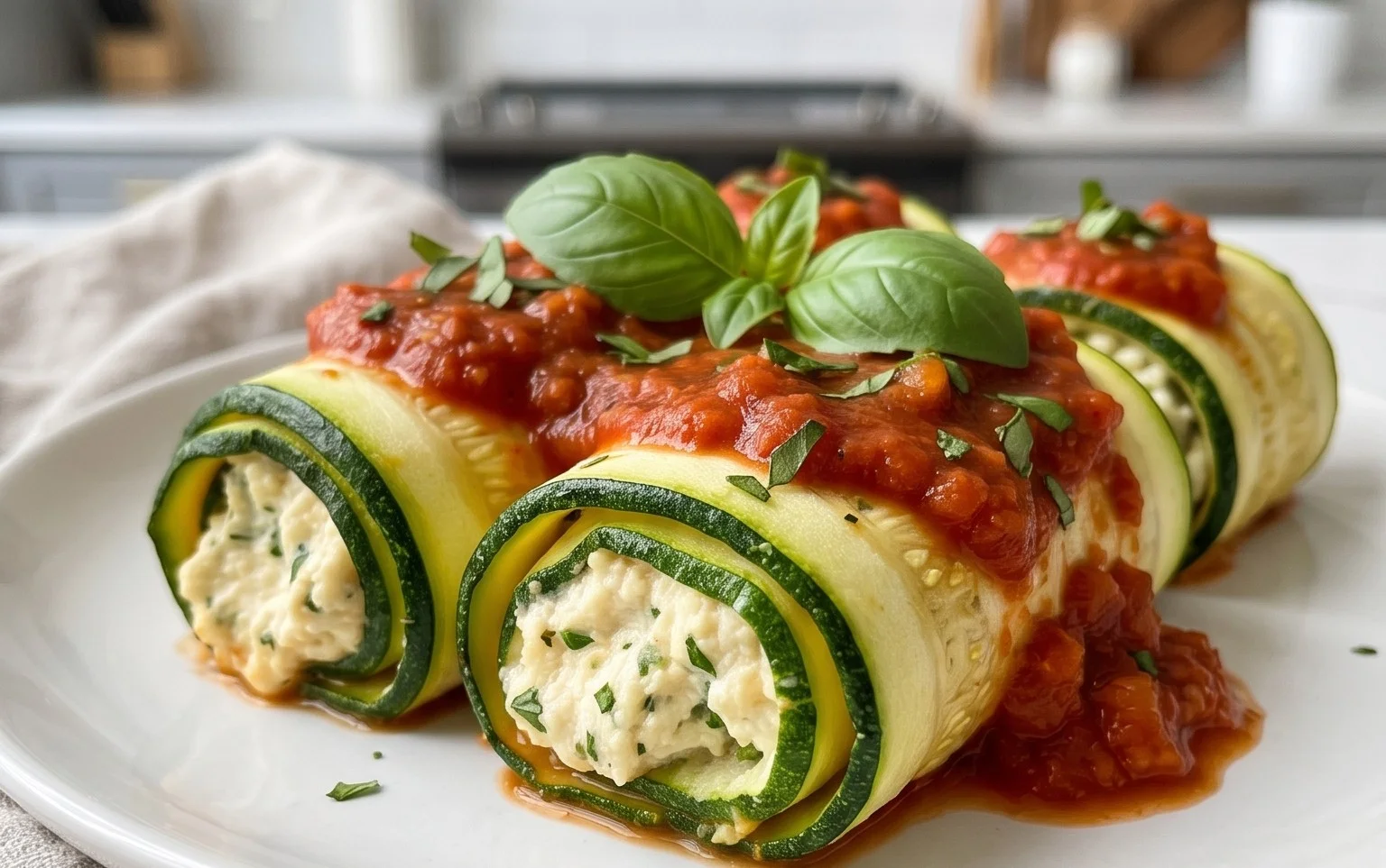 Vegan Zucchini Rollatini