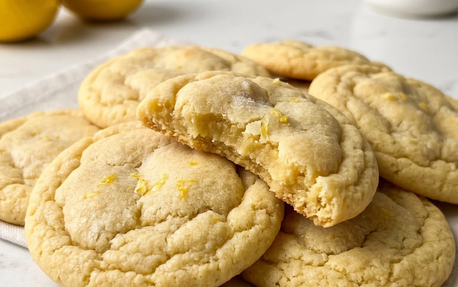 Soft & Chewy Lemon Cookies