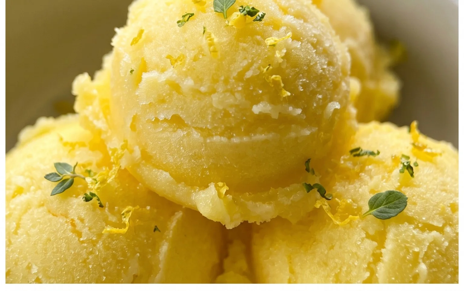 Lemon Sorbet
