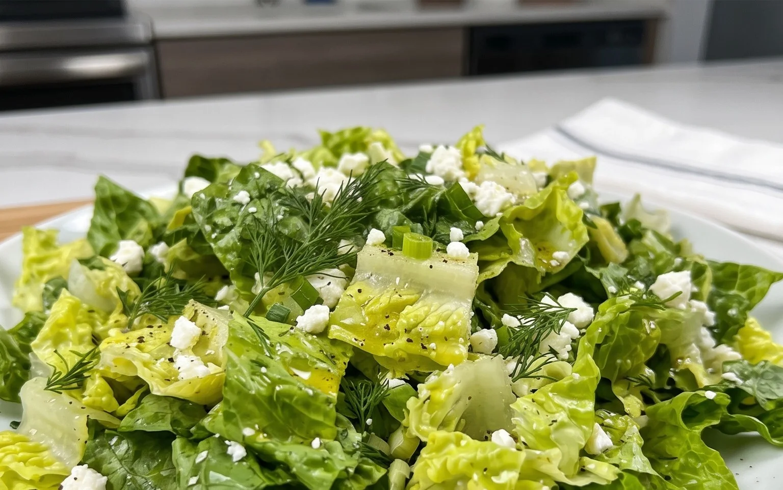 Maroulosalata (Greek Lettuce Salad)