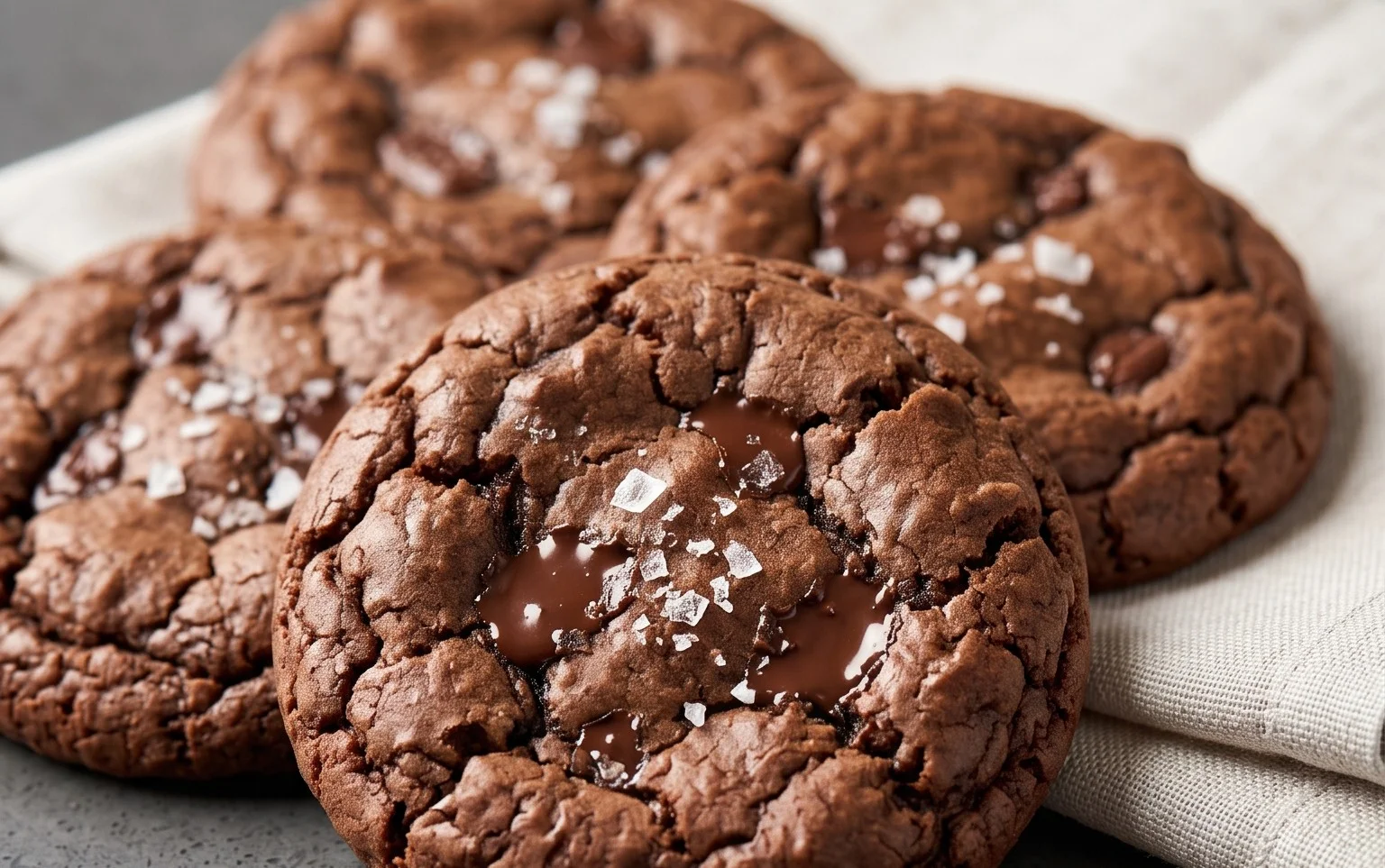 Salted Brownie Cookies