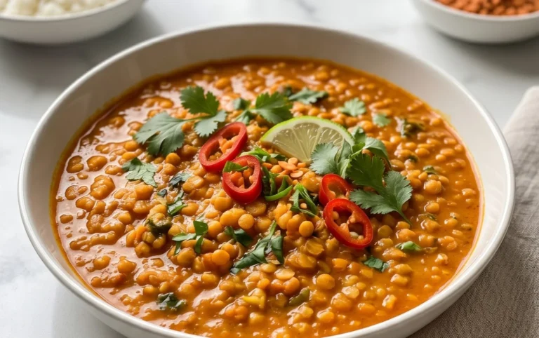 Spicy Red Lentil Curry