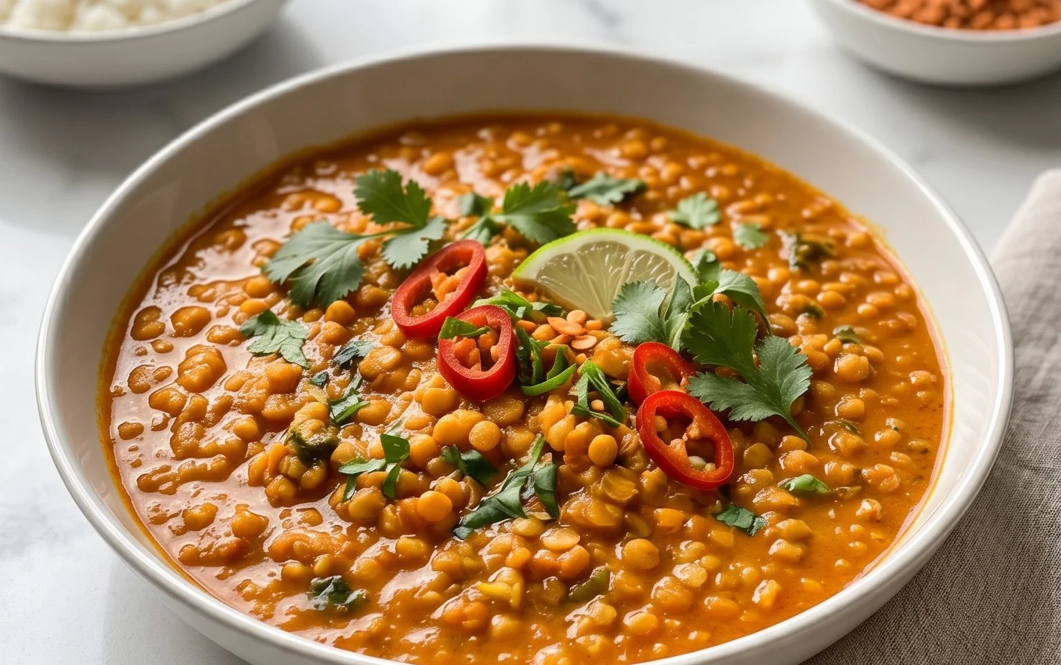 Spicy Red Lentil Curry