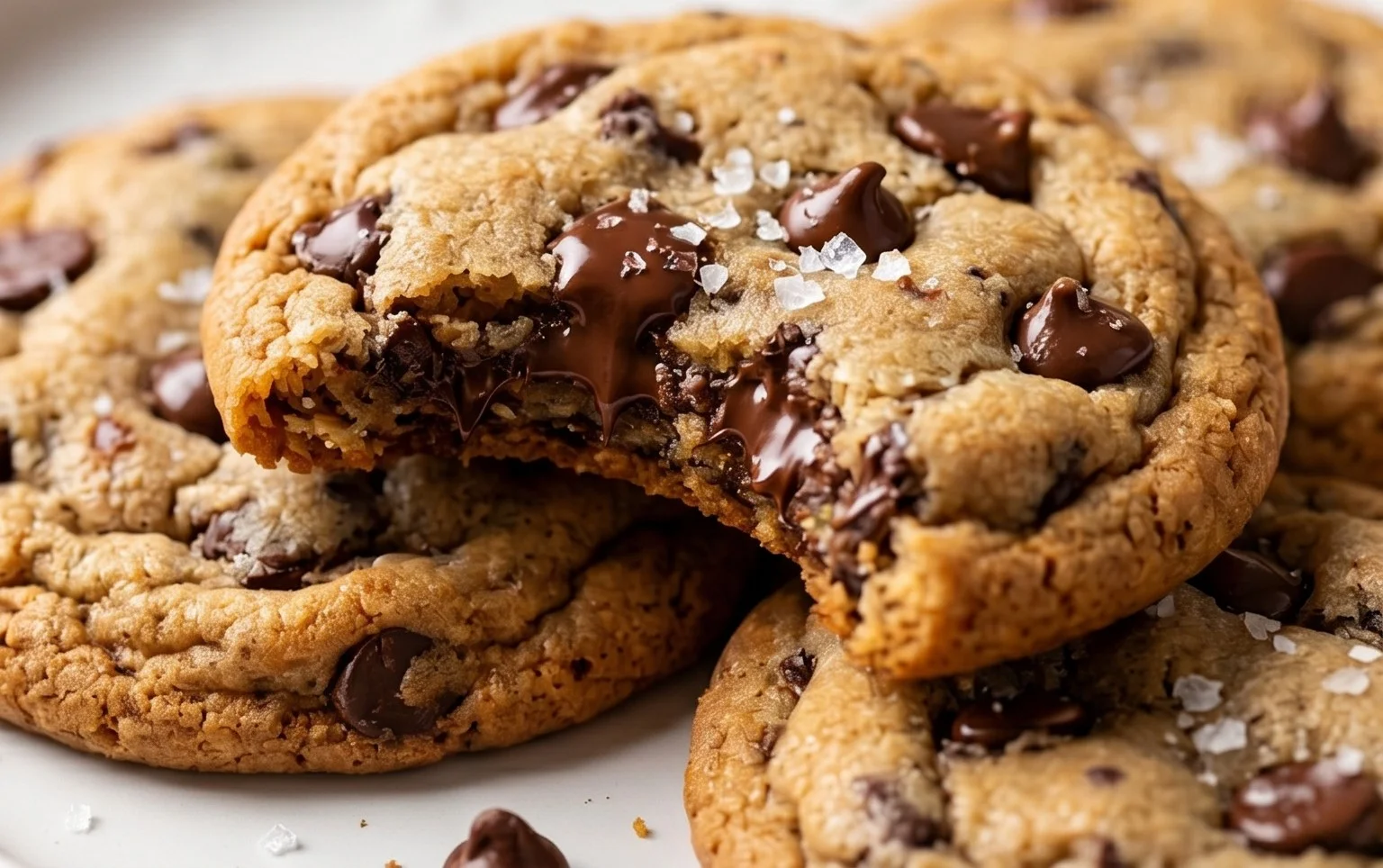 Crispy and Chewy Chocolate Chip Cookies